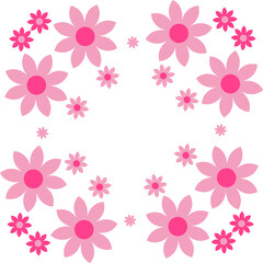 pink flower petal decoration 