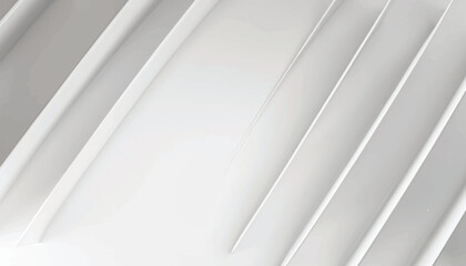 Fototapeta premium Abstract white background. Minimal geometric white light background abstract design vector illustration. 