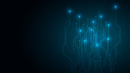 technology background with hi-tech digital data