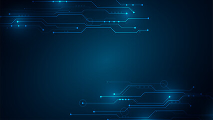 technology background with hi-tech digital data