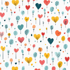 seamless doodle pattern