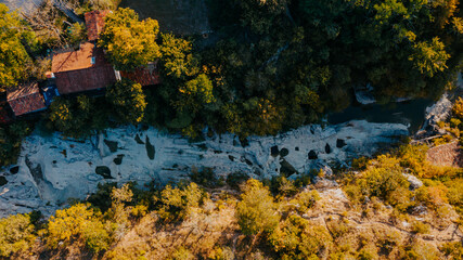  Aerial photo of Kotli, Istria at Sunrise - 637760917