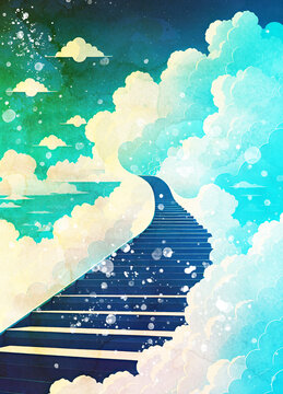 Mental wellbeing, conceptual illustration