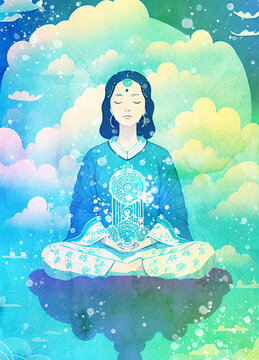 Meditation, illustration