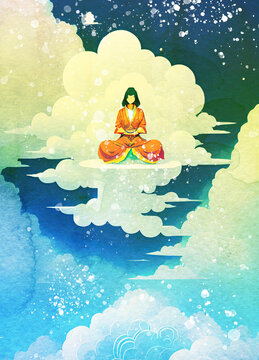 Meditation, illustration