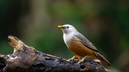 The Malabar starling (Sturnia blythii)