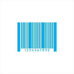 barcode icon vector illustration symbol
