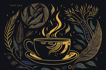 International Day of Coffee illustration