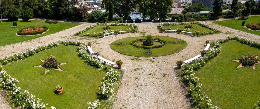 Historic park of Duchessa of Galliera in Genoa, Voltri, Italy
