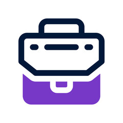 briefcase duo tone icon. vector icon for your website, mobile, presentation, and logo design.