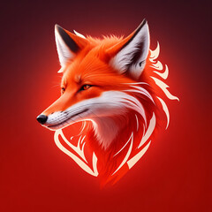 red fox illustration