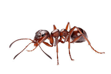 Ant Isolated on Transparent Background - Generative AI