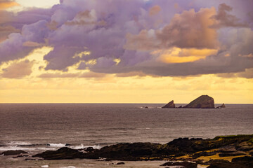 Asturias coast and Cape Penas, Spain
