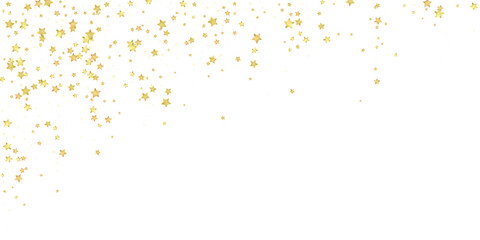 Magic stars vector overlay.  Gold stars scattered