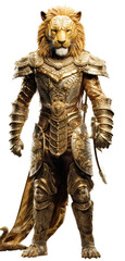 Fototapeta na wymiar Saka warrior in a golden suit, V-VI century BC. AI generated