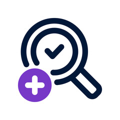 research duo tone icon. vector icon for your website, mobile, presentation, and logo design.