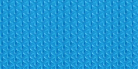 Fototapeta na wymiar Seamless geomatrics blue circles pattern with square triangla shapes ornament tile mosaic vactor texture. vintage diamond mosaic style backgrop background.