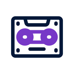 cassette icon. vector icon for your website, mobile, presentation, and logo design.