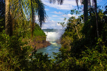 Fototapeta na wymiar Iguazu falls national park, waterfalls, cataratas, Iguazu Argentina