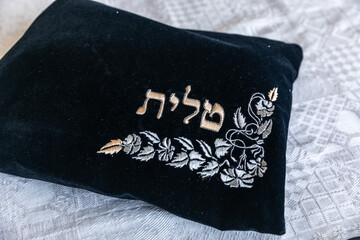 A bag of tallit, jewish symbol