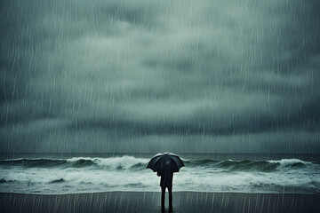 the sea doesn't get wet in the rain. Generative AI 