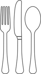 fork spoon and knife