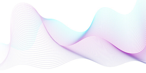 Abstract blue and pink blend wave lines and technology background. Modern white flowing wave lines and glowing moving lines. Futuristic technology and sound wave lines background.