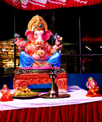Loard Ganesha idol GANESHOTSAV INDIA, VINAYAKACHATHURTHI