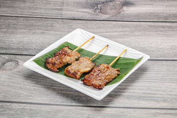 Thai cuisine - grilled pork skewer