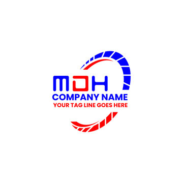 MDH letter logo vector design, MDH simple and modern logo. MDH luxurious alphabet design  