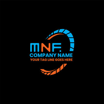 MNF letter logo creative design with vector graphic, MNF simple and modern logo. MNF luxurious alphabet design  
