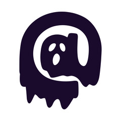 Halloween alphabet (@)