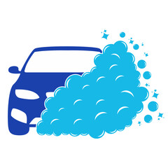 Carwash Logo Icon. Cleaning service symbol vector illustration