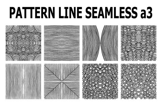 Whimsical Wanderlust Doodles - Seamless Line Pattern.
Immerse yourself in a world of playful wanderlust with this enchanting seamless line pattern design.