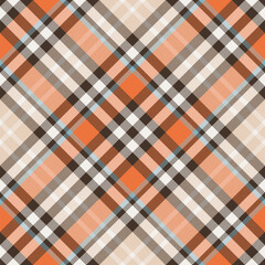 Plaid pattern vector. Check fabric texture. Seamless textile design for clothes, paper print.