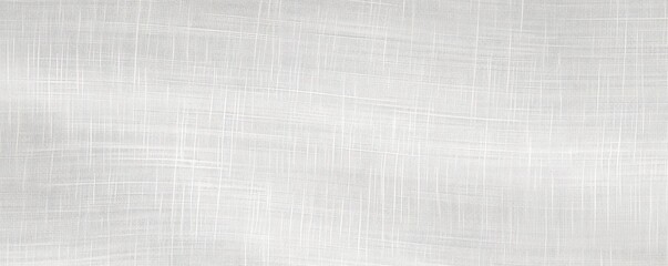 Seamless subtle white linen textile transparent background texture overlay. Abstract cloth fabric grayscale displacement, bump or height map. Simple panoramic banner wallpaper pattern. Generative AI