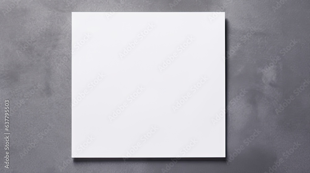 Poster invitation or flyer card template with space for design presentation. mockup image