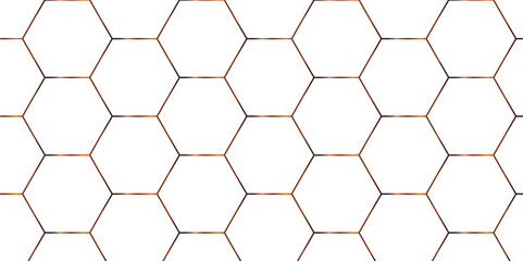 Abstract background with hexagons honeycomb technology background. Hexagonal shape structure light seamless geometric background. Surface polygonal pattern with glowing hexagon and futuristic business