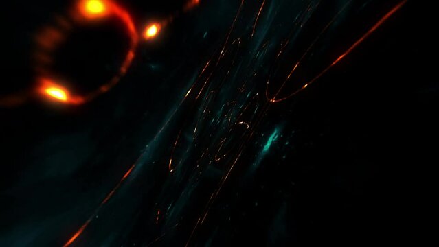 The map of the universe warping space and time. Seamless Loop