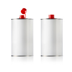 zwei Kanister geschlossen und geöffnet 