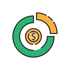 Fototapeta premium Business Icon