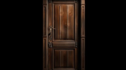 wood door wooden house doorway interior