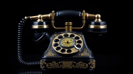 retro telephone vintage call technology