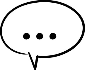 Speech bubble vector