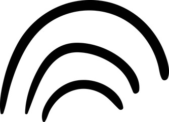 Cute doodle element vector