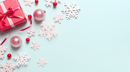 Christmas and happy new year decoration trendy background