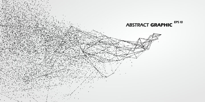 Cyberspace in mobile changes, abstract graphic.