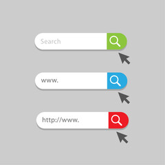 Fototapeta premium Search bar user interface graphic. Search bar icon for UI and UX design