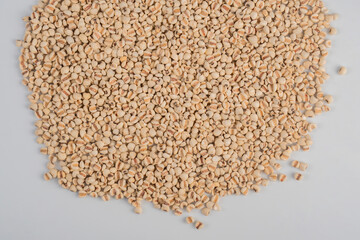 Heap of Job's tears isolated on white background