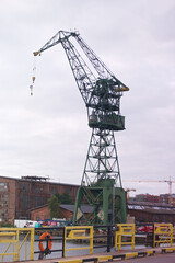Żuraw, Port, port, Przemysłowe, Przemysł, Dok, morze, Transport, Transport, Woda © Piotr